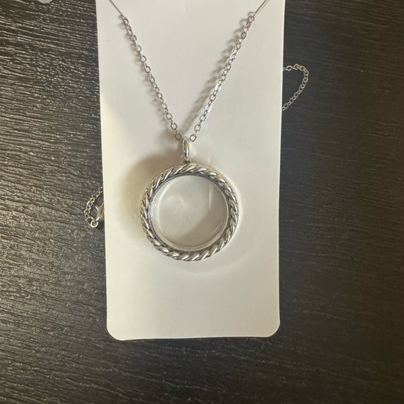 Effy Silvertone Charm Necklace - Picture 2 of 4